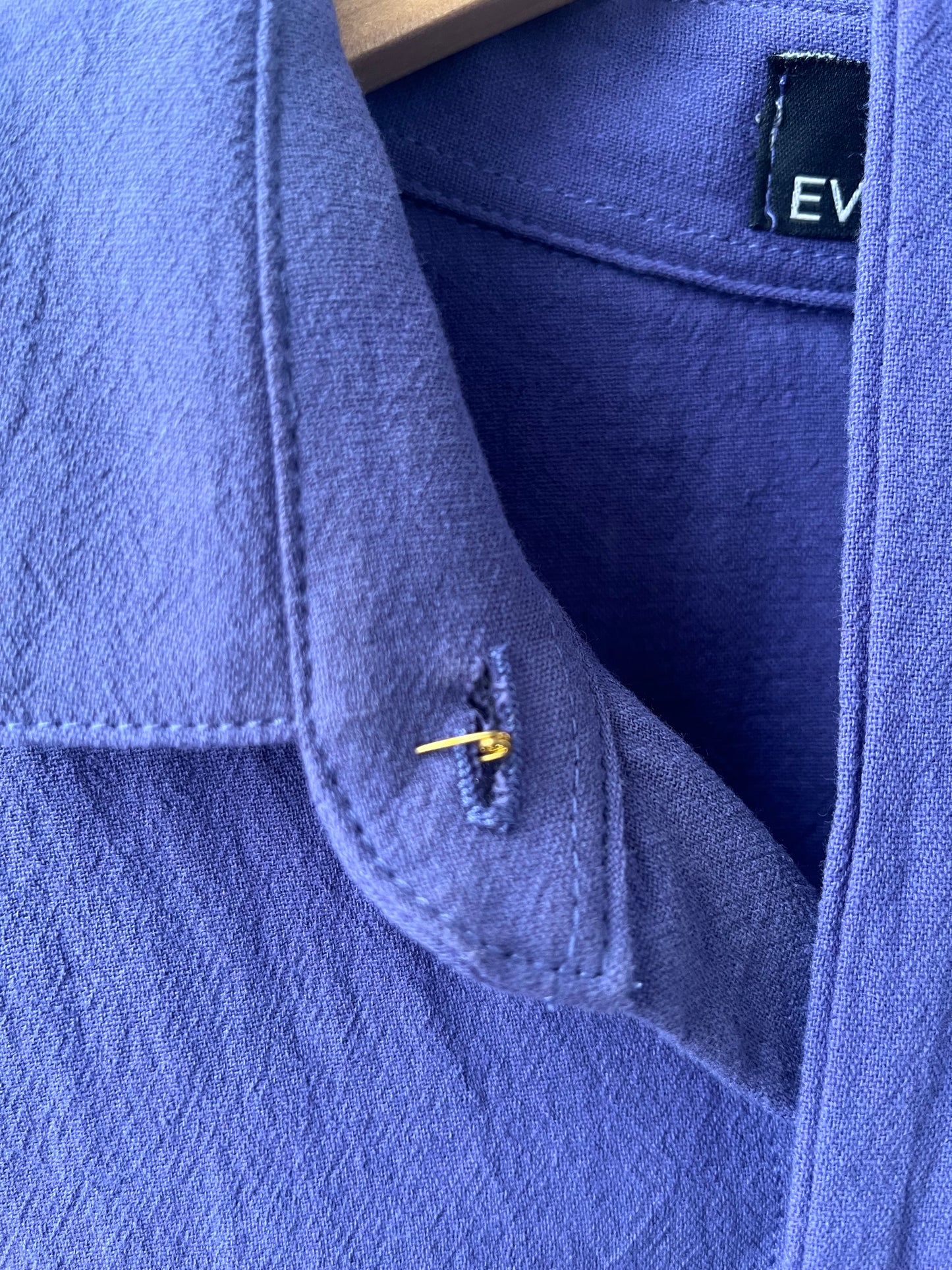 Robe chemisier Hope violet L DEFECT