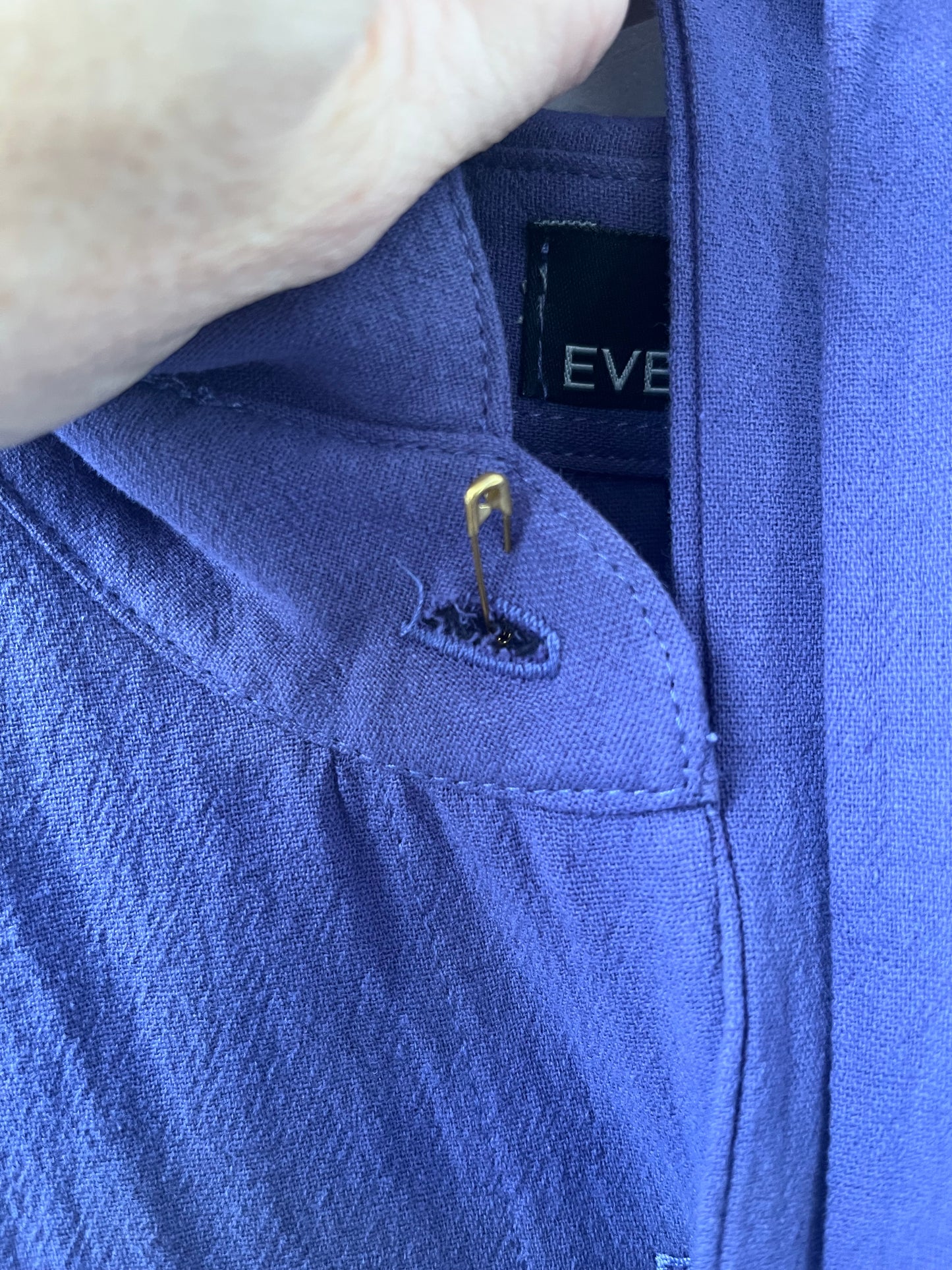 Robe chemisier Hope violet L DEFECT