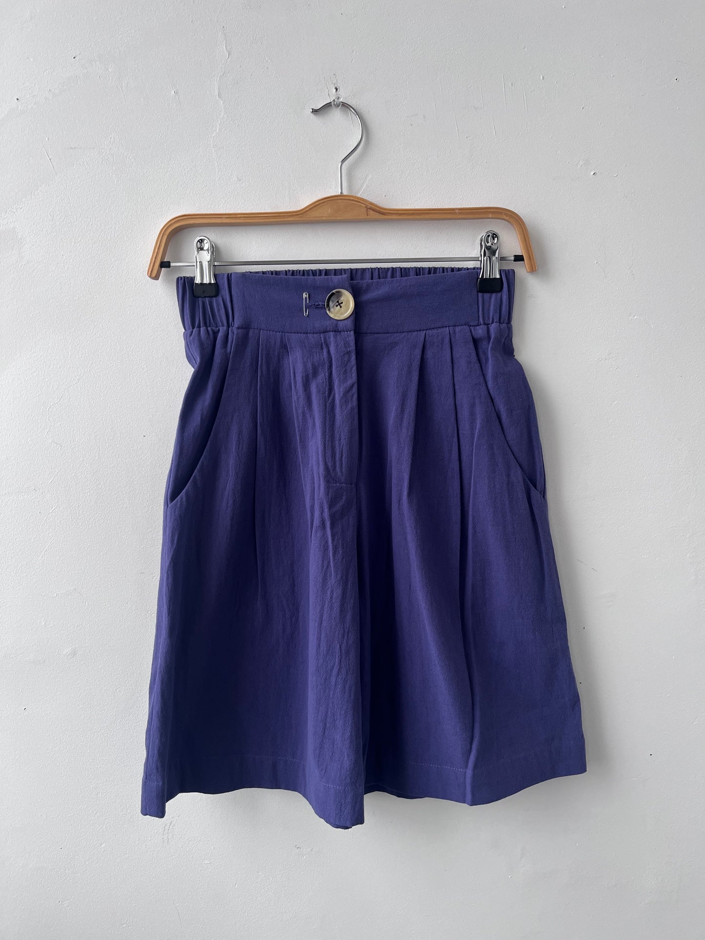 Short ample en coton Watson violet XS ÉCHANTILLON
