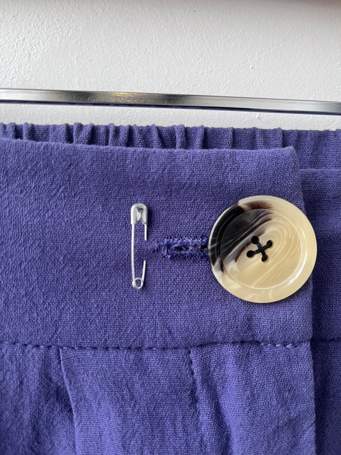 Short ample en coton Watson violet XS ÉCHANTILLON