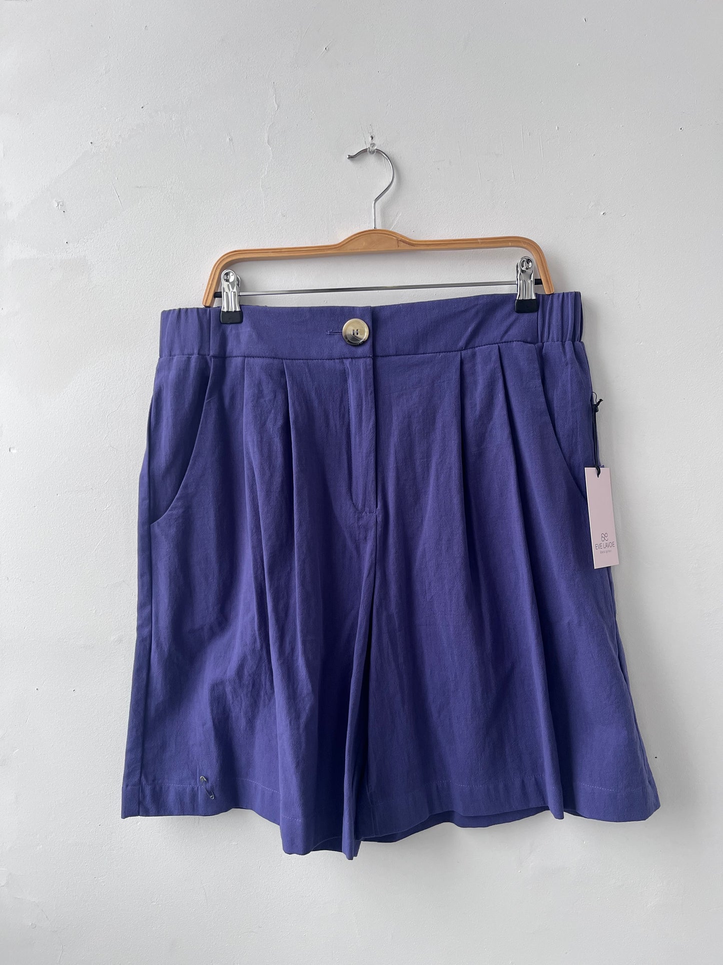Short ample en coton Watson violet XL DEFECT