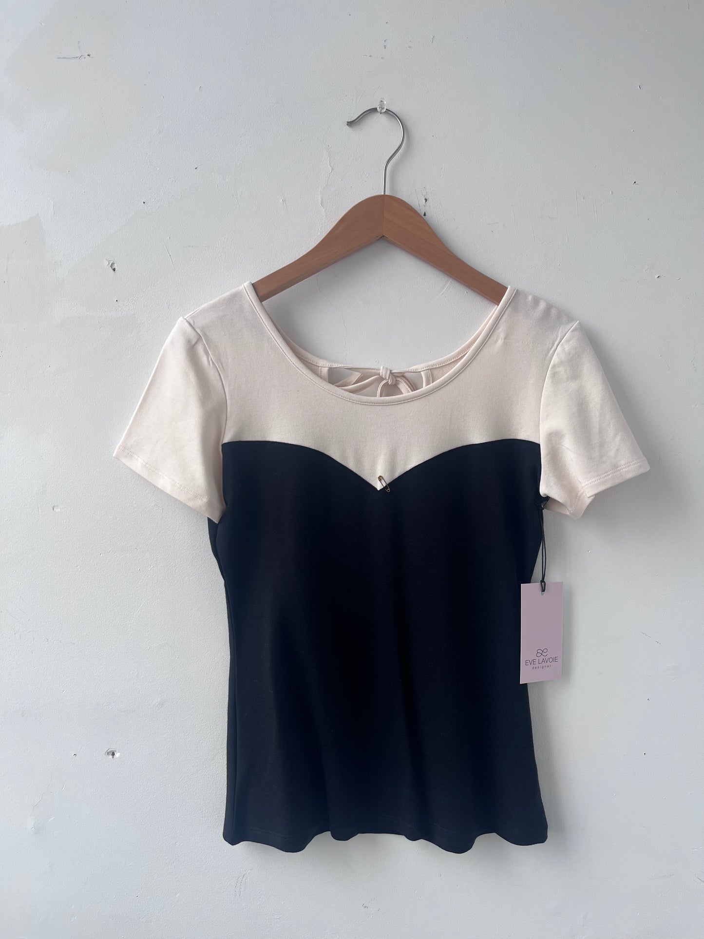 Haut Gentiane noir/blanc XS DEFECT