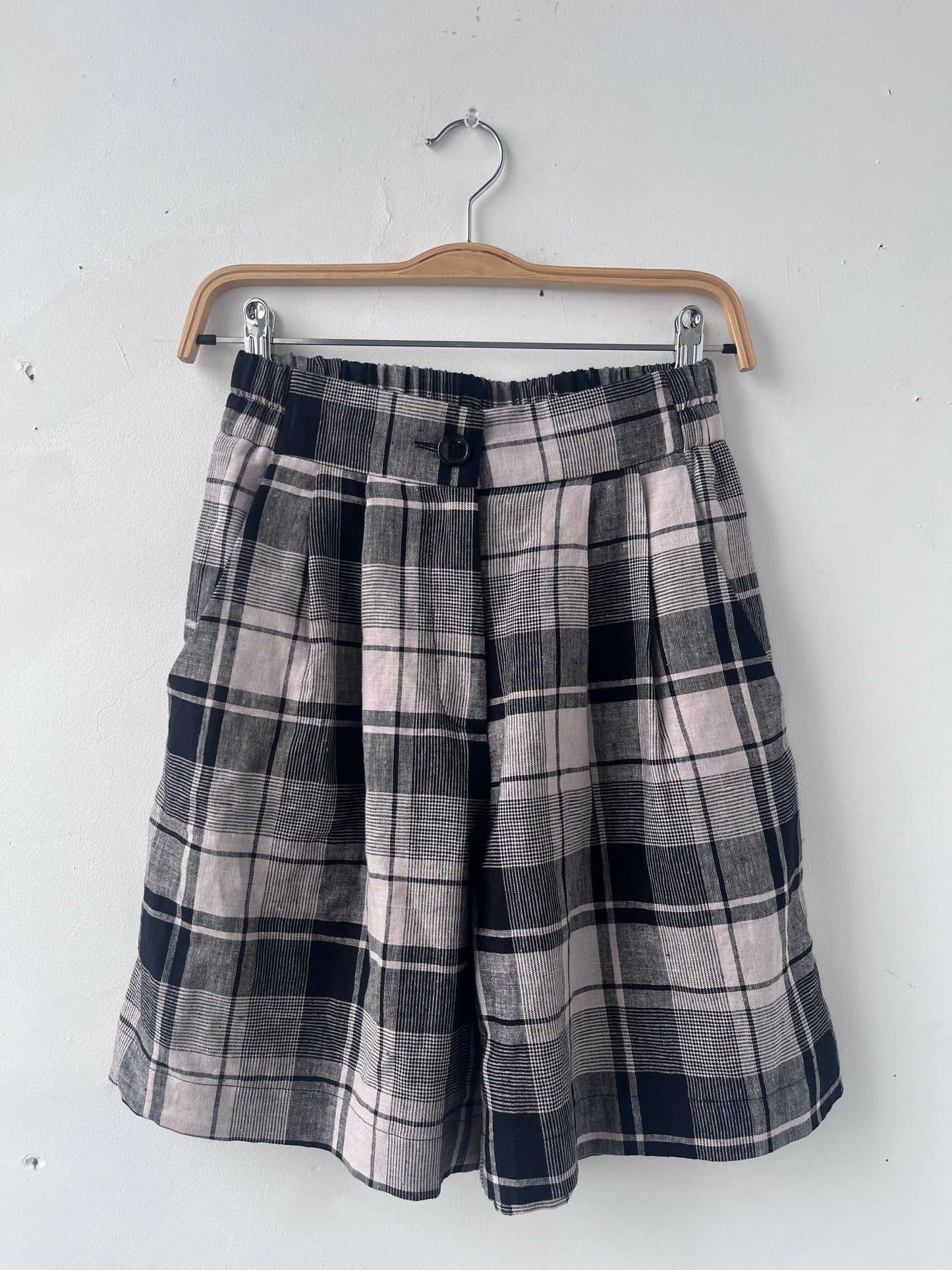 Short Aster carreaux XS ÉCHANTILLON