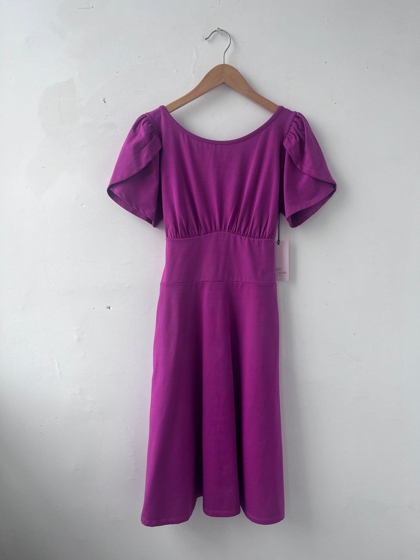 Robe Tulipe fuschsia S ÉCHANTILLON