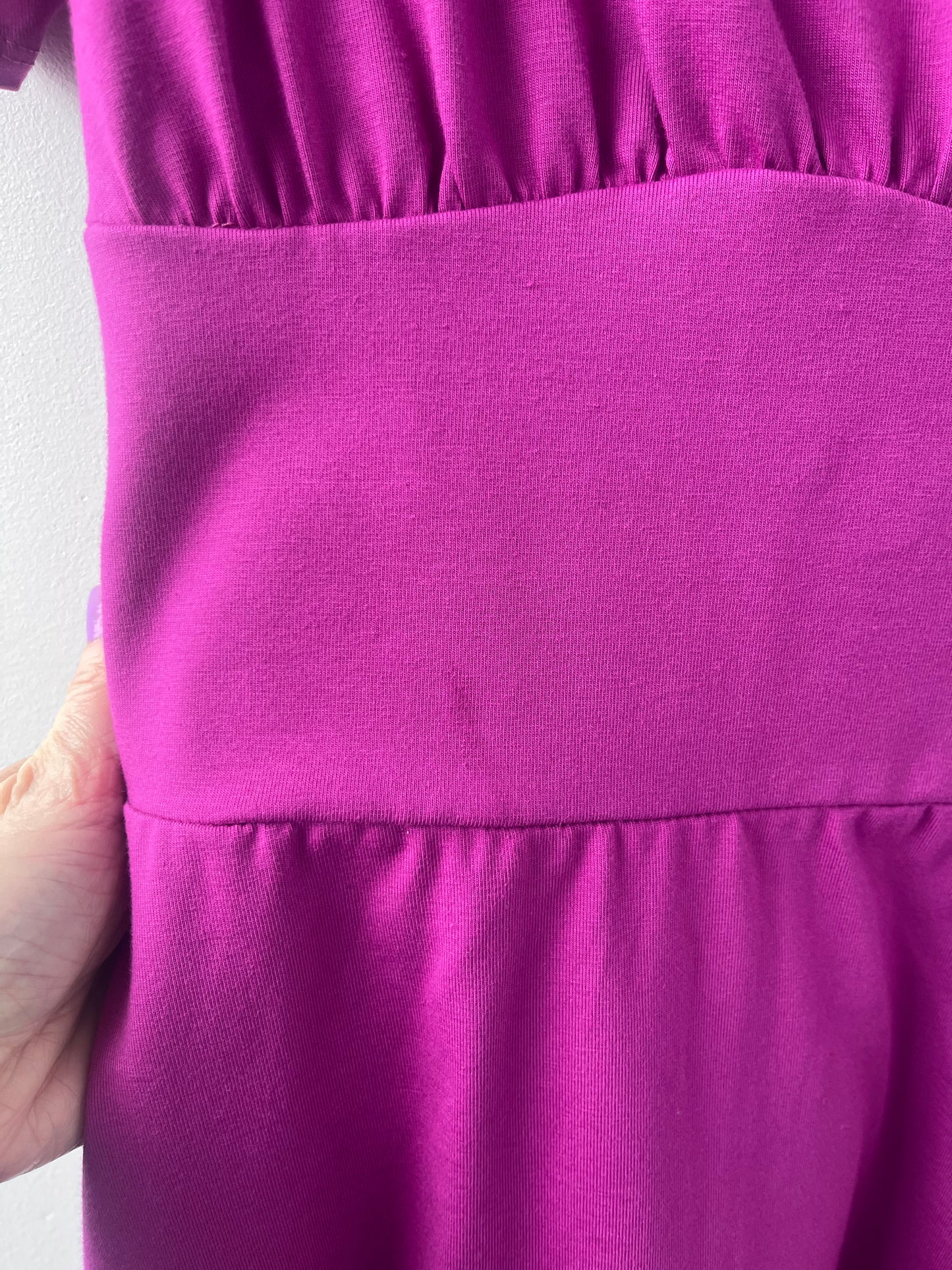 Robe Tulipe fuchsia M DEFECT