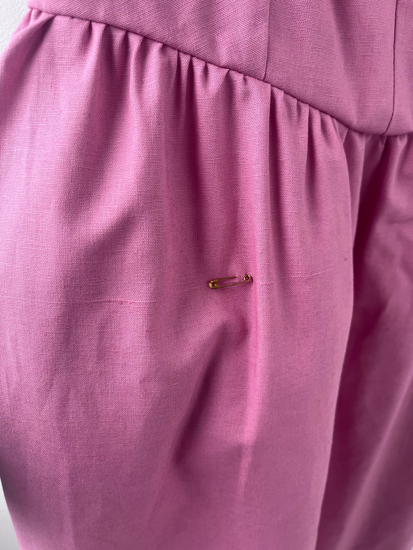 Robe bustier Primevère rose pâle M DEFECT