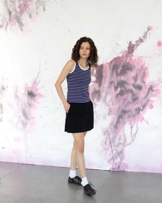 Jupe short Campanule noire