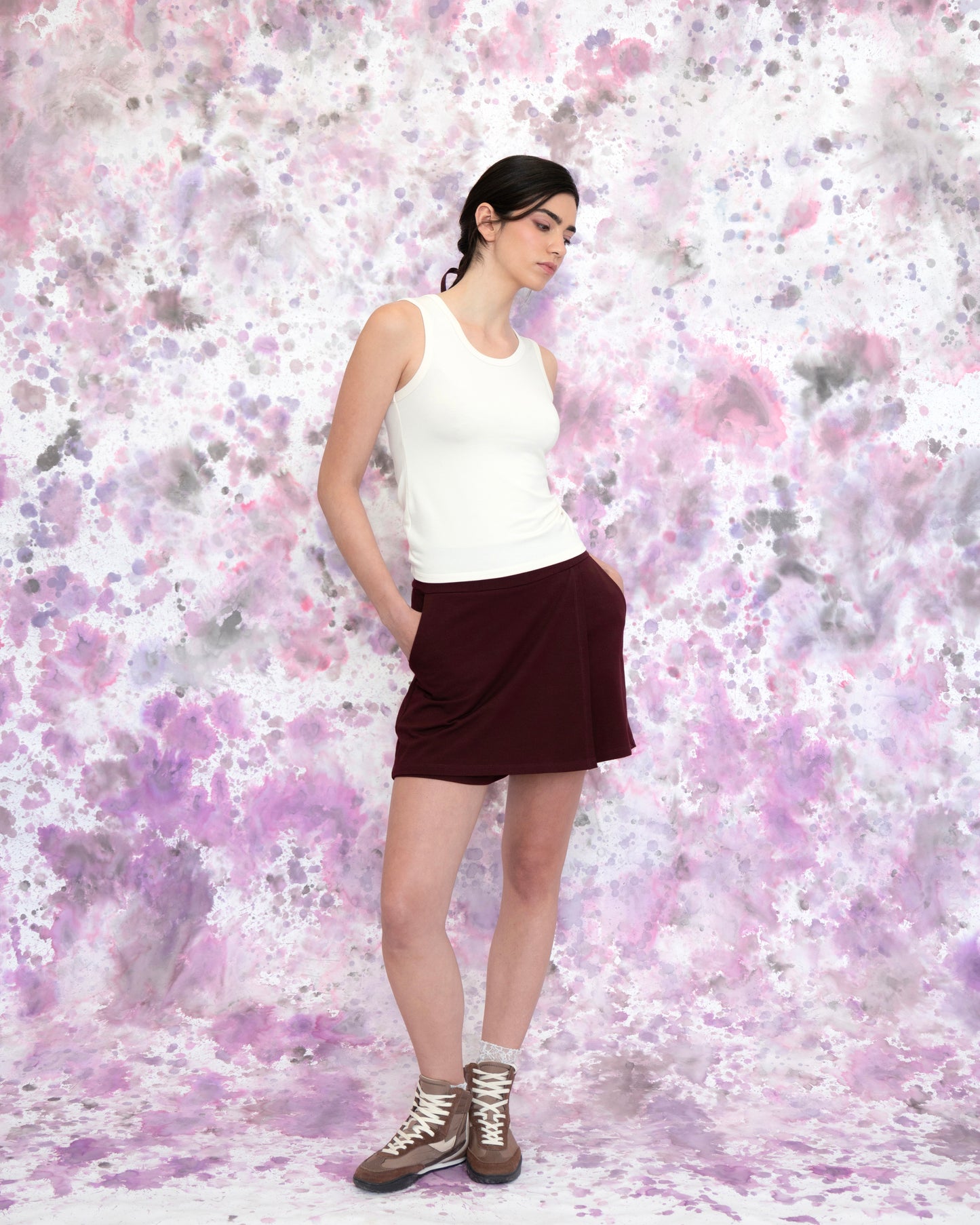 Camisole Pissenlit Blanc/Blanc