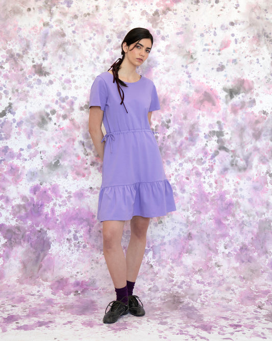 Robe ample Épervière lavande