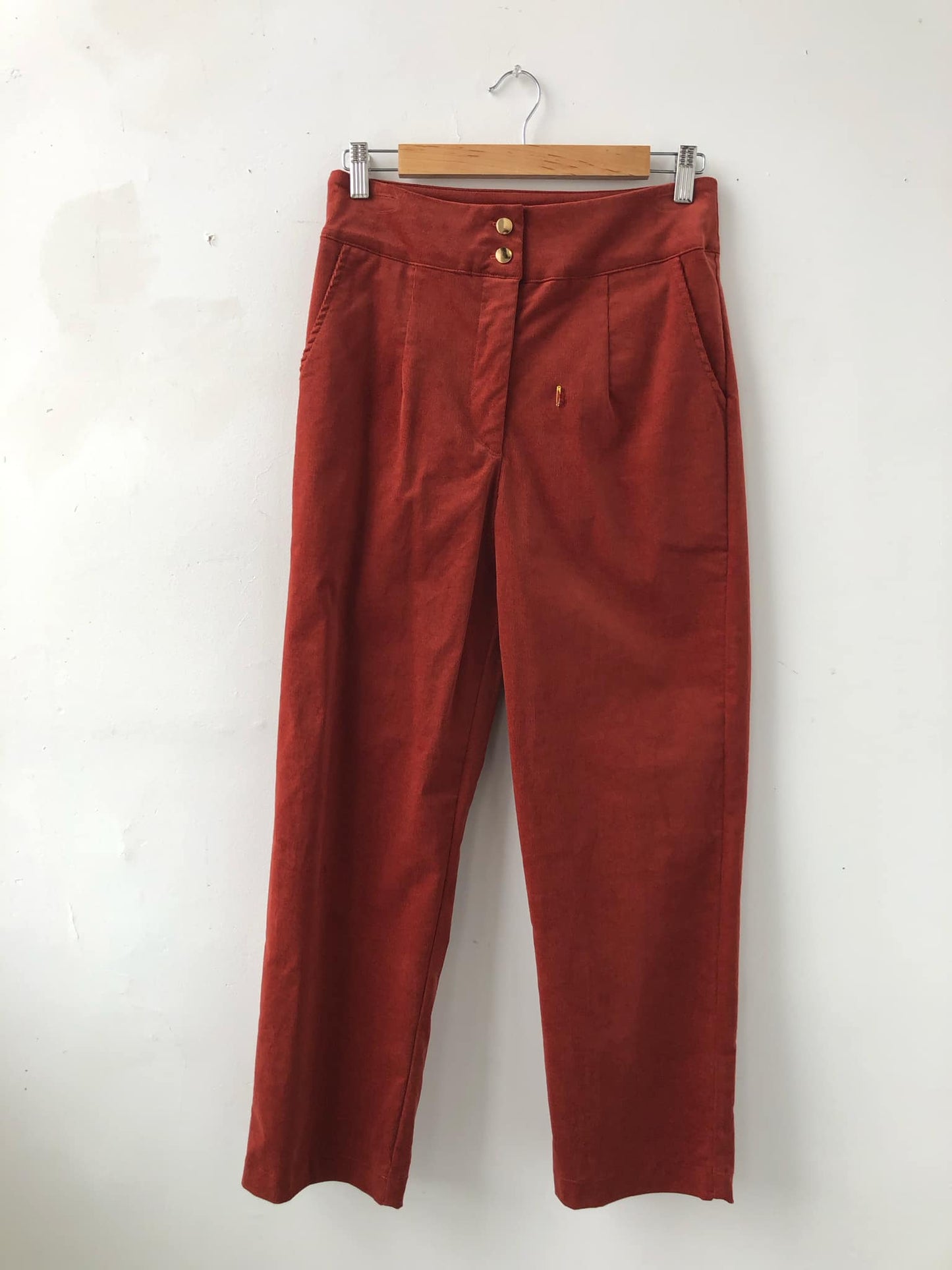 Pantalon corduroy terracotta Comin' Through - Medium