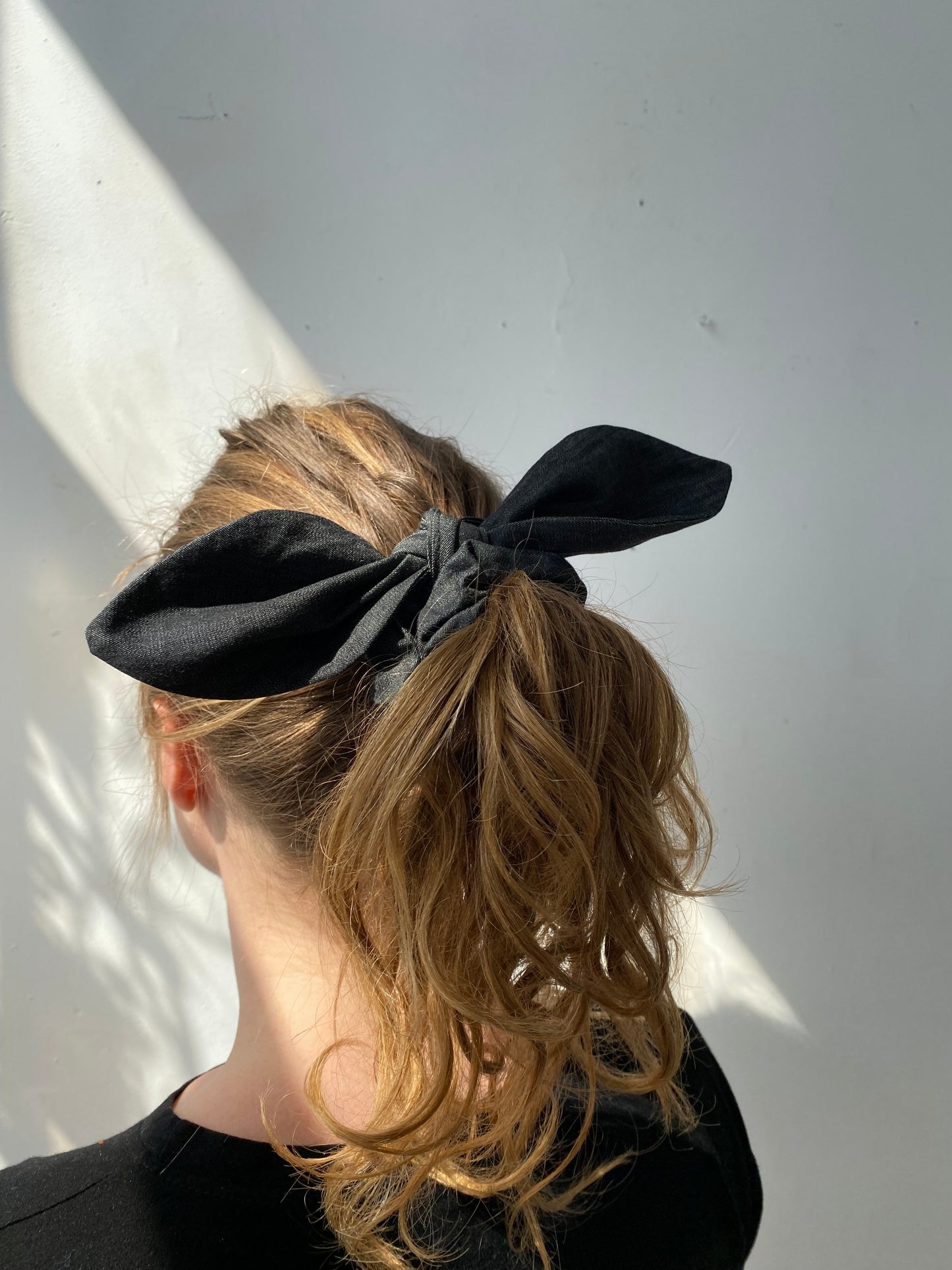 REGULAR hair scrunchie with removable bow