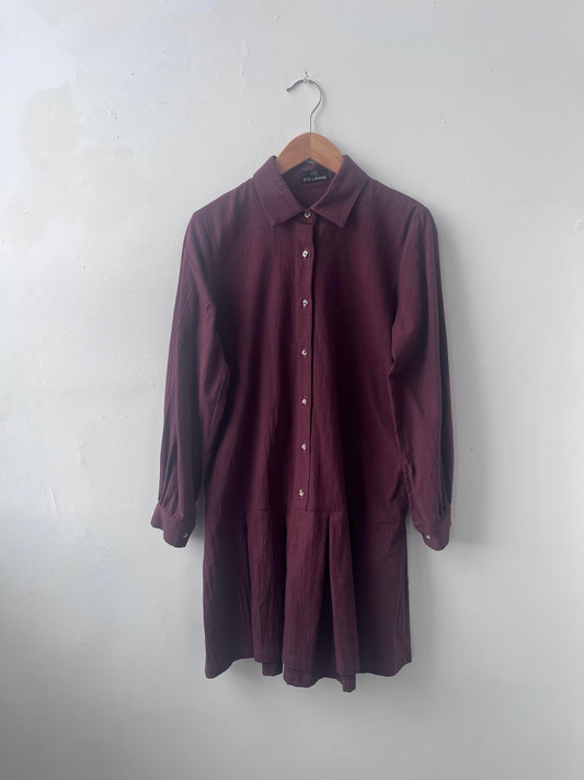 Robe chemisier Hope bourgogne M ECHANTILLON